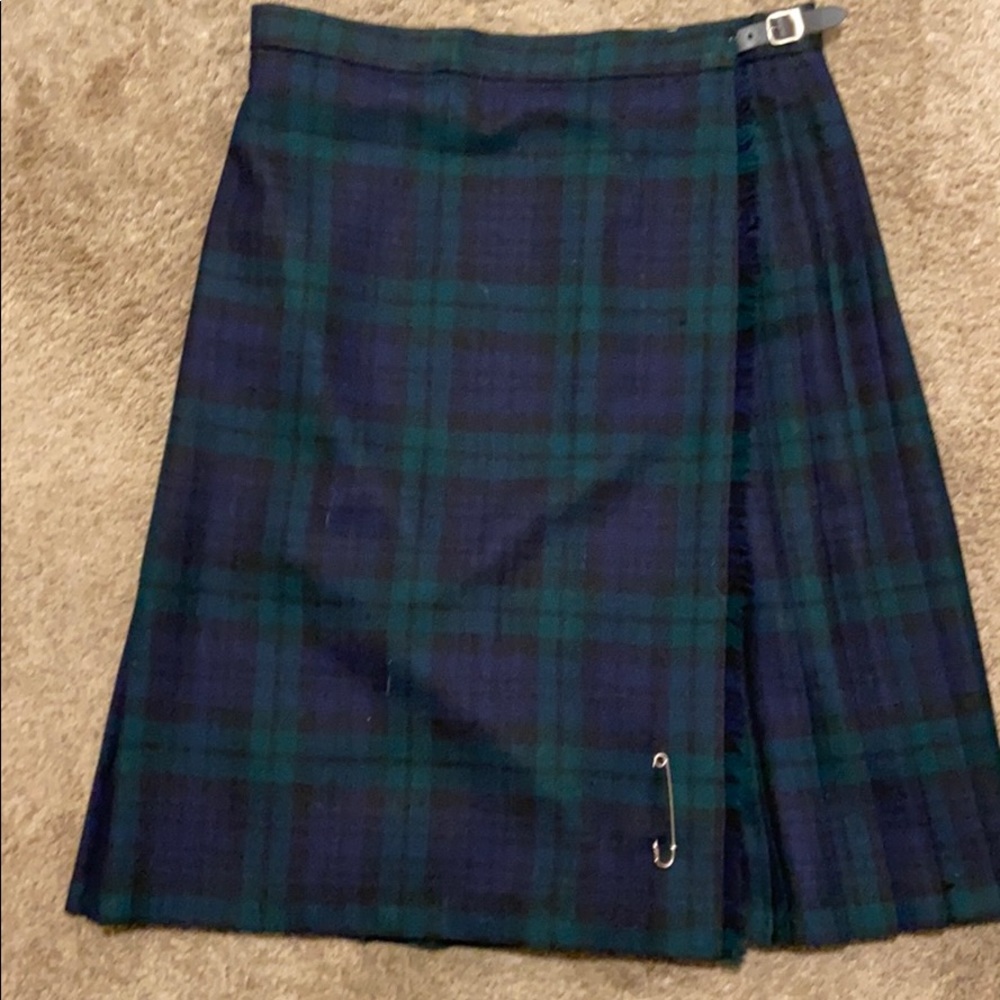 Original Scottish quilt- black watch plaid
